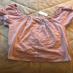 American Eagle Puff sleeve button up